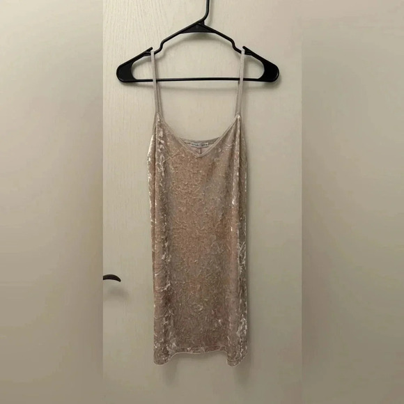 Zara Dresses & Skirts - Zara Collection Velvet Burnout Slip Dress Nightie Excellent Condition Y2K EUC